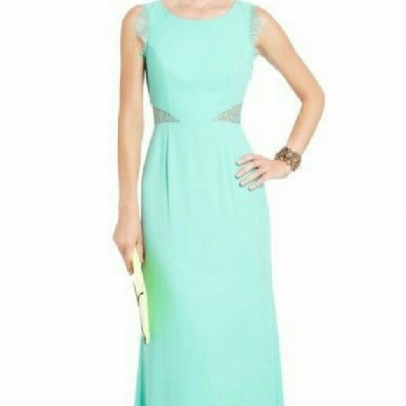 BCBG maxazaria Kelsey maxi dress in Lt Aqua - Picture 2 of 6